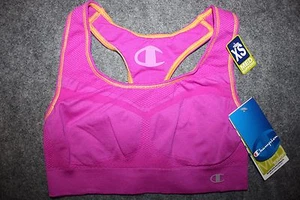 Champion Women's Freedom Seamless Racerback Sport Bra Style 2900 Violet XS - Picture 1 of 2