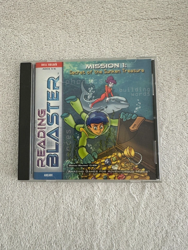 Reading Blaster Mission 1 Secret of the Sunken Treasure - Ages 5-6 - Image 1 of 2