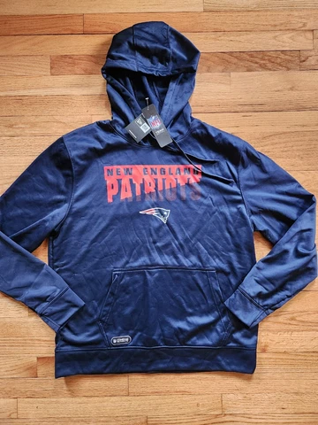 New England Patriots New Era NFL Football Combine Fleece Hoodie Mens Size XL Cover