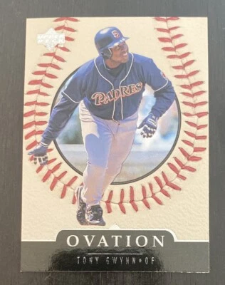 1999 Upper Deck Ovation Tony Gwynn #55 San Diego Padres - Image 1 of 2