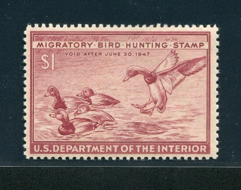 US  RW13 MINT VF LH, - Image 1 of 1