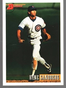 1993 Bowman #200 Ryne Sandberg Chicago Cubs Baseball Card HOF - Picture 1 of 2