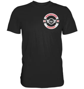 Premium Shirt Simson IFA Suhl VEB DDR Kult Rocker Geschenk Schwalbe SR1 2 S50 - Picture 1 of 23