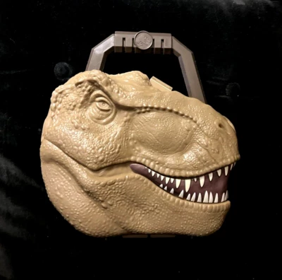 Dinosaurio Jurassic World caja de almacenamiento llena de 7 dinosaurios de juguete Foto 1 de 4