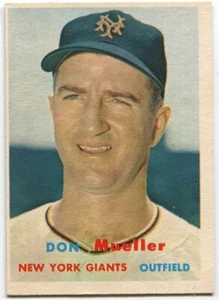 1957 Topps #148 Don Mueller San Francisco Giants - Picture 1 of 2