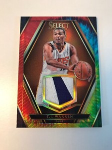 2015-16 Select Swatches Prizms Tie Dye #49 T.J. Warren Suns 15/25 Pacers HOT