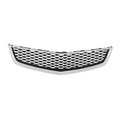 For 2010-2015 Chevrolet Equinox Front Lower Grille Chrome Shell Black Insert - Image 1 of 4