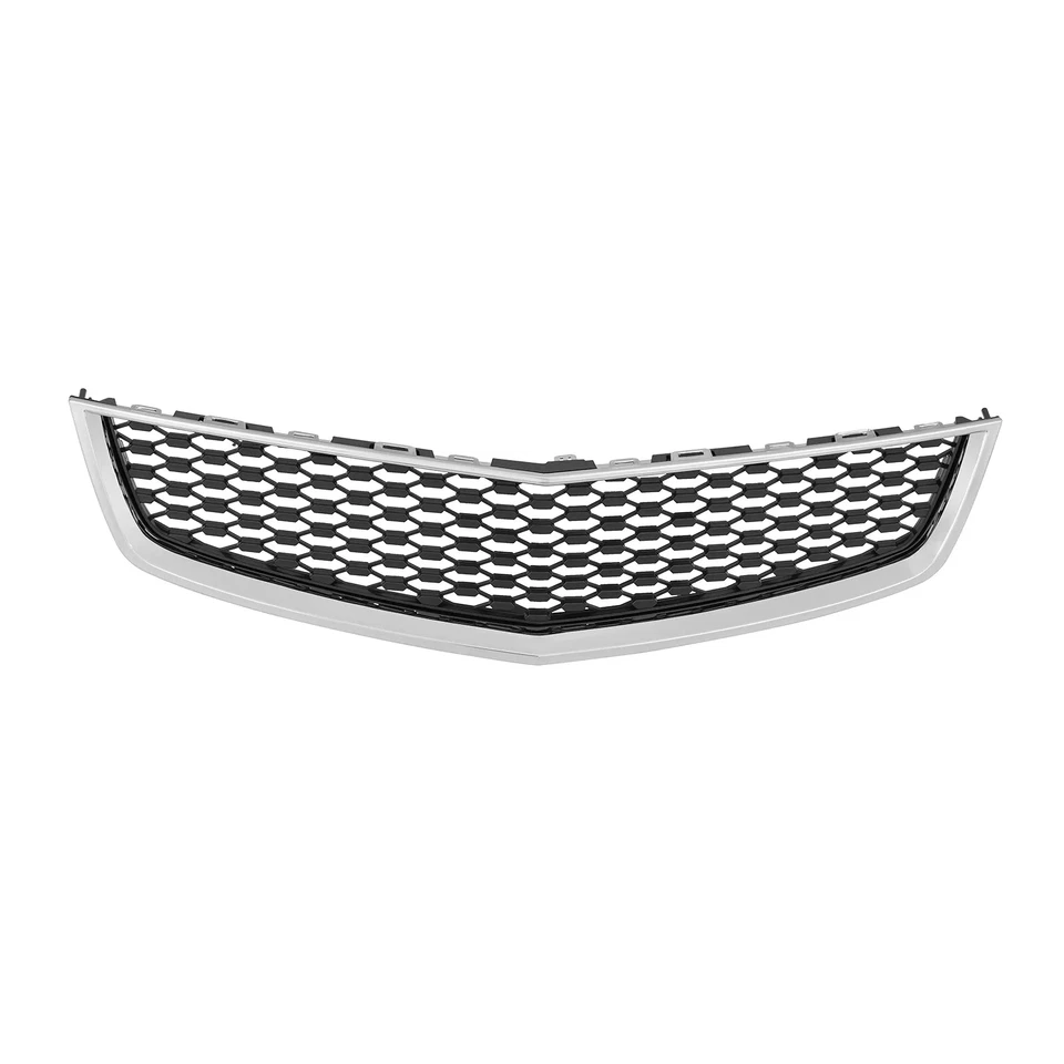 For 2010-2015 Chevrolet Equinox Front Lower Grille Chrome Shell Black Insert - Image 1 of 4