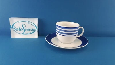 Form Marienbad Ingres Weiß blauband blau Kaffeetasse + Untertasse - Bild 1 von 3