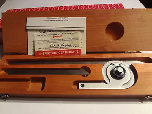 Starrett C364FZ 7" & 12" 0 to 90 Thru 360° Universal Vernier Bevel Protractor - Picture 1 of 5