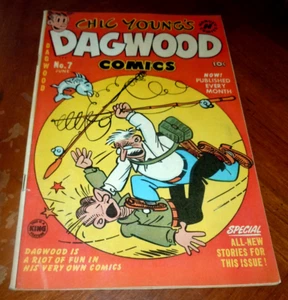 DAGWOOD COMICS #7 (HARVEY 1951) Sehr guter Zustand (7,0) POPEYE, KATZENJAMMER KINDER - Bild 1 von 6