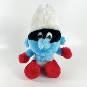 Die Schlümpfe Wallace Berrie Peyo Jokey The Masked Pie Schlumpf Plüsch Puppe 1983 - Bild 1 von 7