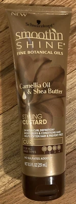 Aceite de camelia Schwarzkopf Smooth n Shine manteca de karité rizo peinado natillas 8,5 oz Foto 1 de 2