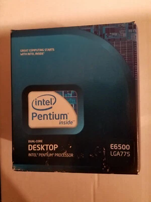 Intel Pentium Dual-Core E6500 2MB L2 Cache 2.9GHz LGA 775 CPU BX80571E6500 SLGUH - Image 1 of 3