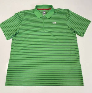 Camisa Polo THE NORTH FACE Hombres 1/4 Cremallera Manga Corta Cuello - Talla L Verde - Imagen 1 de 9