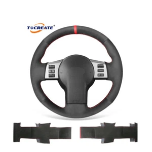 DIY Black Suede Steering Wheel Cover for Infiniti FX FX35 FX45 2003-2008 #Q028 - Bild 1 von 10
