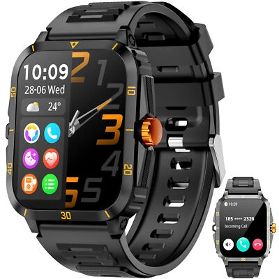 Reloj Inteligente Fitness 1.96", Reloj Inteligente Impermeable 3ATM 430mAh Para iOS Android Foto 1 de 4