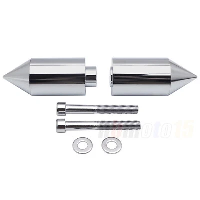 Frame Protector Slider Spike Al Chrome For Honda CBR 00-01 929RR / 02-03 954RR - Imagem 1 de 4