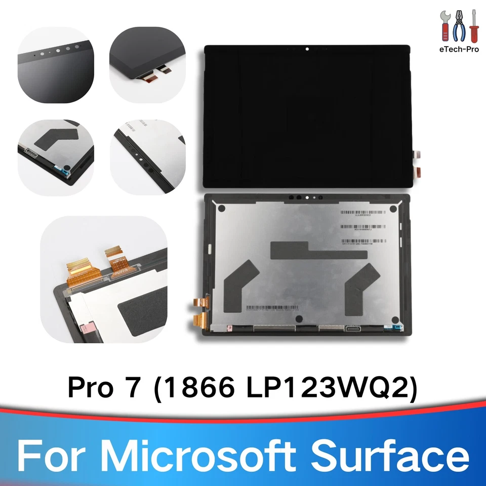 OEM For Microsoft Surface Pro 7 1866 LP123WQ2 LCD Display Screen Replacement - Image 1 of 4