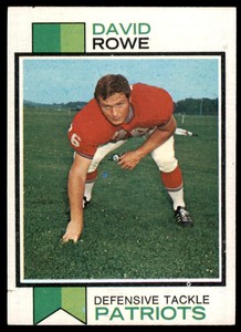 1973 Topps  Dave Rowe  #436 New England Patriots