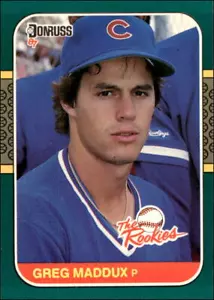 1987 Donruss The Rookies #52 Greg Maddux - Picture 1 of 2
