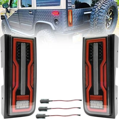 Clear LED Tail Brake Turn Signal Reversing Light For 2003-2009 Hummer H2 SUV Hot - Image 1 of 4