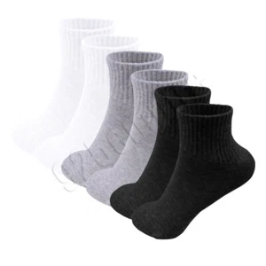6 Pairs Men's Quarter Ankle Socks w/Cushion Athletic Cotton Size 9-11,10-13 - Picture 1 of 43