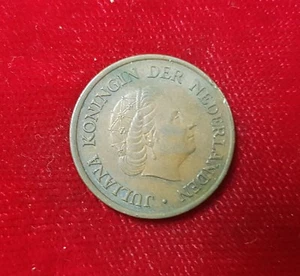 1974 5 Cent Coin Coin Netherlands Holland Queen Juliana - Picture 1 of 2
