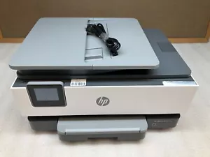 HP OfficeJet Pro 8025e Color A-I-O Inkjet Printer with INK, ONLY 6 pgs TESTED - Picture 1 of 10