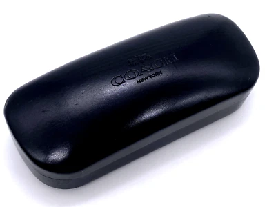 Coach New York Estuche para Anteojos Gafas de Sol Lado Duro Auténtico Negro NY Foto 1 de 4