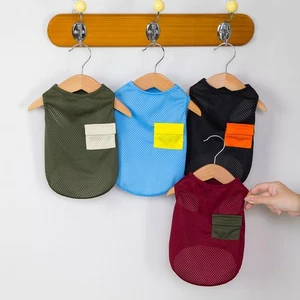 Disfraz para perro súper genial chaleco de malla de secado rápido mascota perro verano camisa chaleco ropa - Imagen 1 de 17