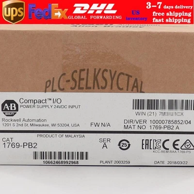 Allen-Bradley 1769-PB2 CompactLogix DC 2A/0.8A Power Supply New Factory Sealed - Image 1 of 3