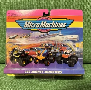 Micro Machines #40 Mighty Monster Truck Collection 1995 New In Sealed Package - Picture 1 of 9