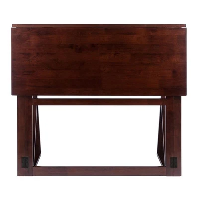 Winsome Harrington Drop Leaf Solid Wood Dining Table in Walnut - Image 1 of 4