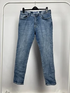Jacob Cohen pantaloni jeans uomo bardo bottoni mosca lusso denim taglia 36 blu lavaggio - Foto 1 di 16