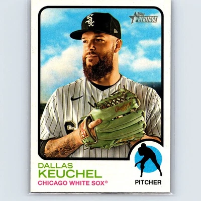2022 Topps Heritage Dallas Keuchel #133 Chicago White Sox - Image 1 of 2