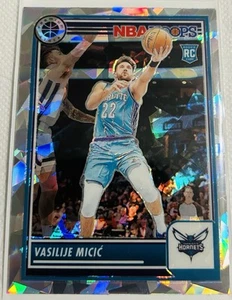 2023-24 Panini Nba Hoops Premium Stock Vasilije Micic RC Ice Prizm #75 - Picture 1 of 1