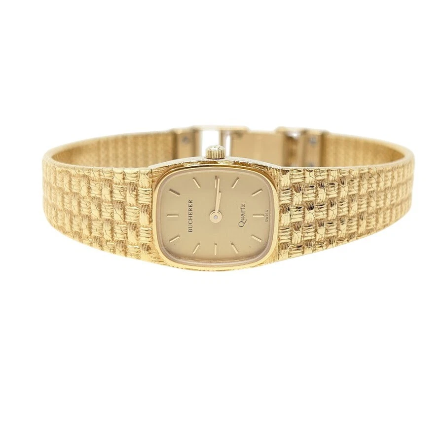 Bucherer Vintage Ladies Quartz Watch Gold Plated Swiss Made Retro Luxury  - Image 1 of 4