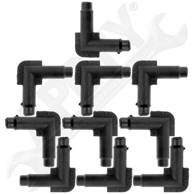 APDTY 504149 1/4 X 1/4 pulg. Codo de tubo de vacío duro Foto 1 de 2