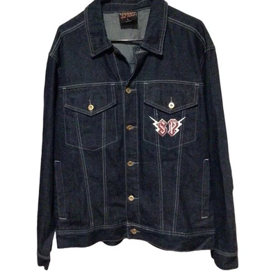 South Pole Men’s Metal Thunder 100% Denim Jacket Size Large NWT Southpole Jeans - Image 1 of 4