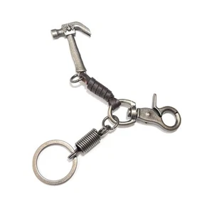 Llavero martillo de metal | Mini herramienta llavero regalo para carpintero, papá, manitas, DI - Imagen 1 de 3
