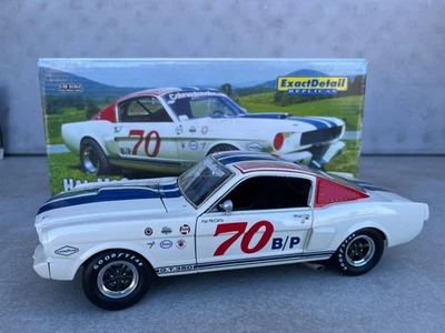 1/18 EXACT DETAIL 1966 FORD SHELBY GT 350R #70 HAL McCARTY 754 OF 996 WITH CERT. - Image 1 of 4