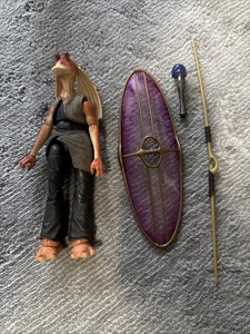 Star Wars The Black Series Jar Jar Binks Episode 1 Phantom Menace Loose - Picture 1 of 6