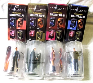 Alle 4 STAR TREK Kirk Spock Uhura Nero Gläser mit OVP 2008 "New Old Stock" - Bild 1 von 18
