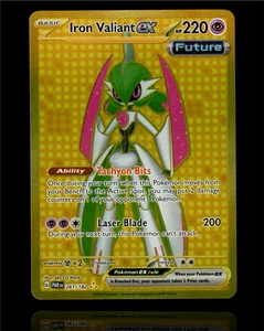 ▸ Iron Valiant ex | Paradox Rift | Full Art Gold | 261/182 | Casi nuevo - Imagen 1 de 2