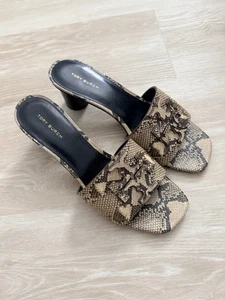 SANDALIA MULA TORY BURCH 55 mm INES TACÓN en Desert Dusk Roccia Talla 8 - Imagen 1 de 7