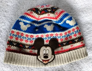 Disney Store Mickey Mouse Toddler Knit Hat Toque Beanie 12-18M NWOT - Picture 1 of 4