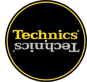 Technics 12" Inch Mirror Speed Mat Slip Mat 1 Pair (2 Slipmats) 2mm Black New - Picture 1 of 1