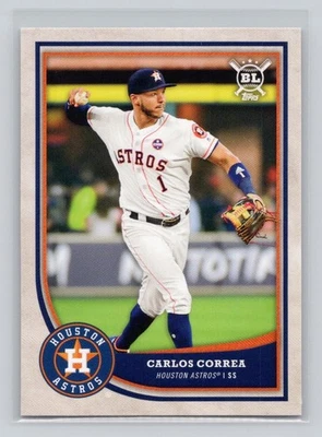 Carlos Correa 2018 Topps Big League Baseball #200 Houston Astros - Image 1 of 2