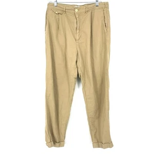 Alex Mill Standard Pleated Pant in Chino Mens Sz 33 X 27 Vintage Khaki Tan - Picture 1 of 10
